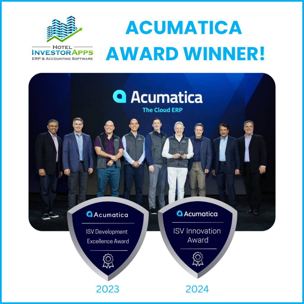 Hotel Investor Apps recognized with Acumatica Award 2 Years Running