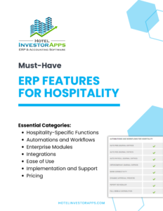 Must Have ERP Features for Hospitality